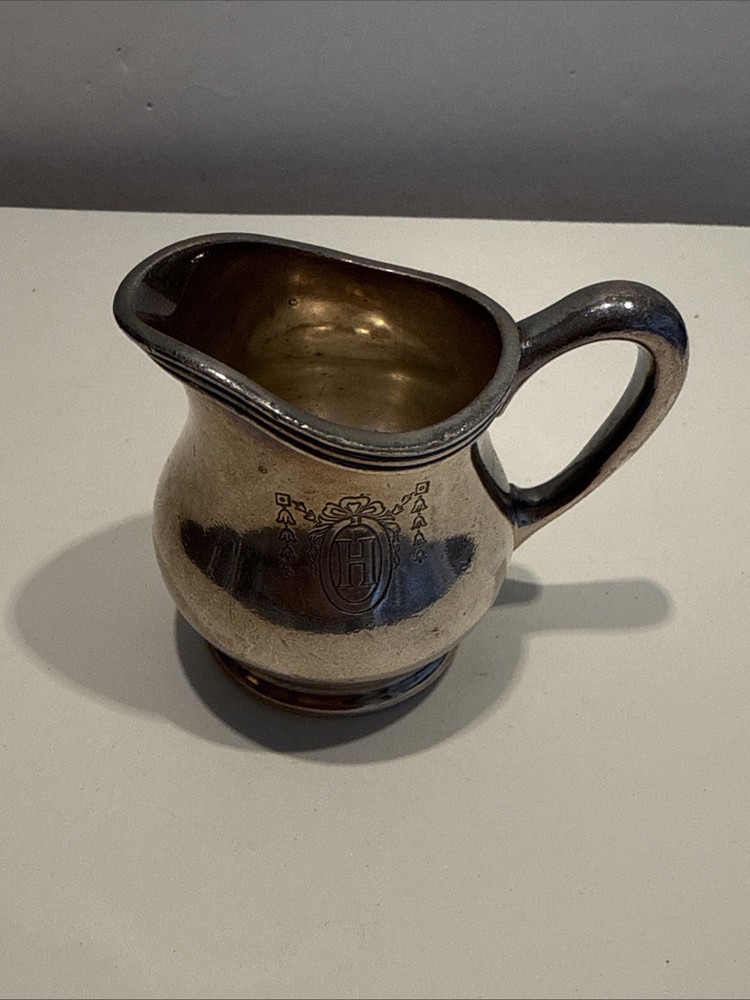 Vintage R. Wallace Silver Soldered Creamer 2oz