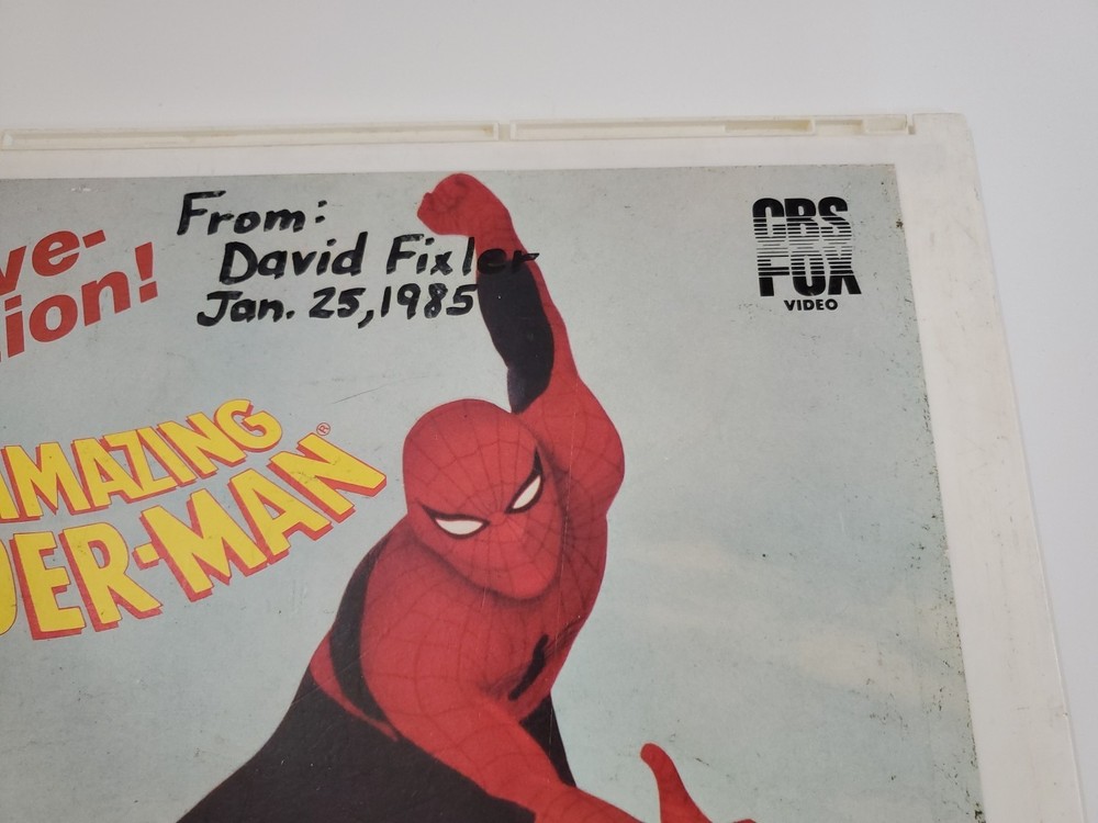 The Amazing Spider-Man Live Action CED VideoDisc (1983)