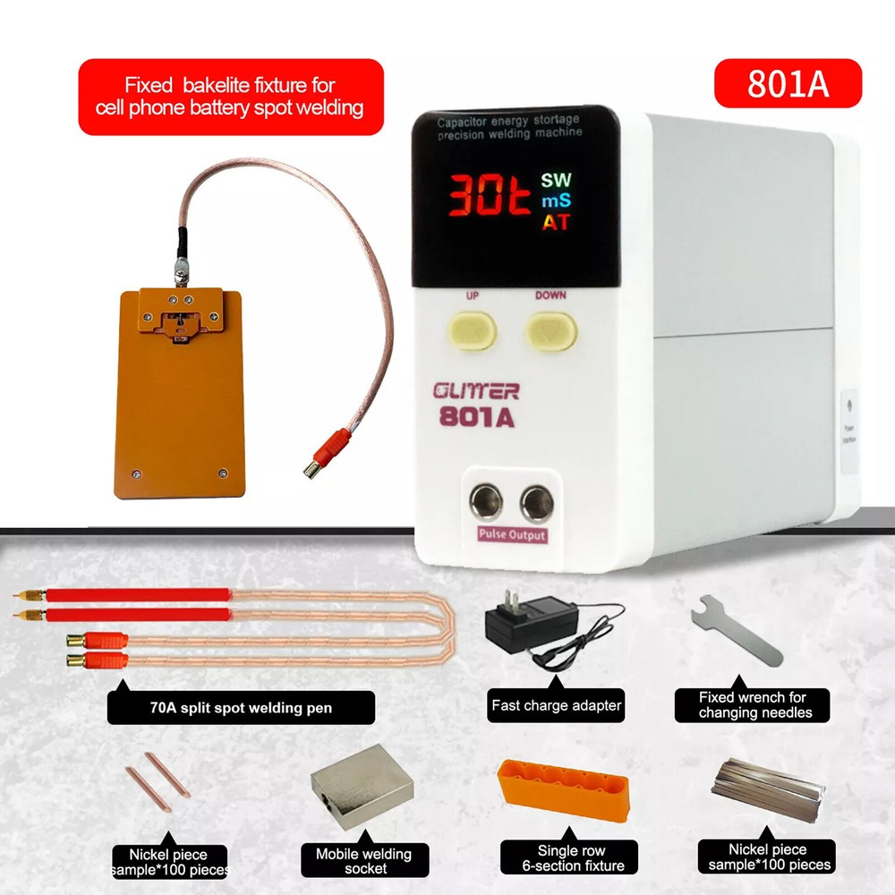 801A Capacitor Energy-Storage Pulse Welding Machine For Mobile Phone Battery E6