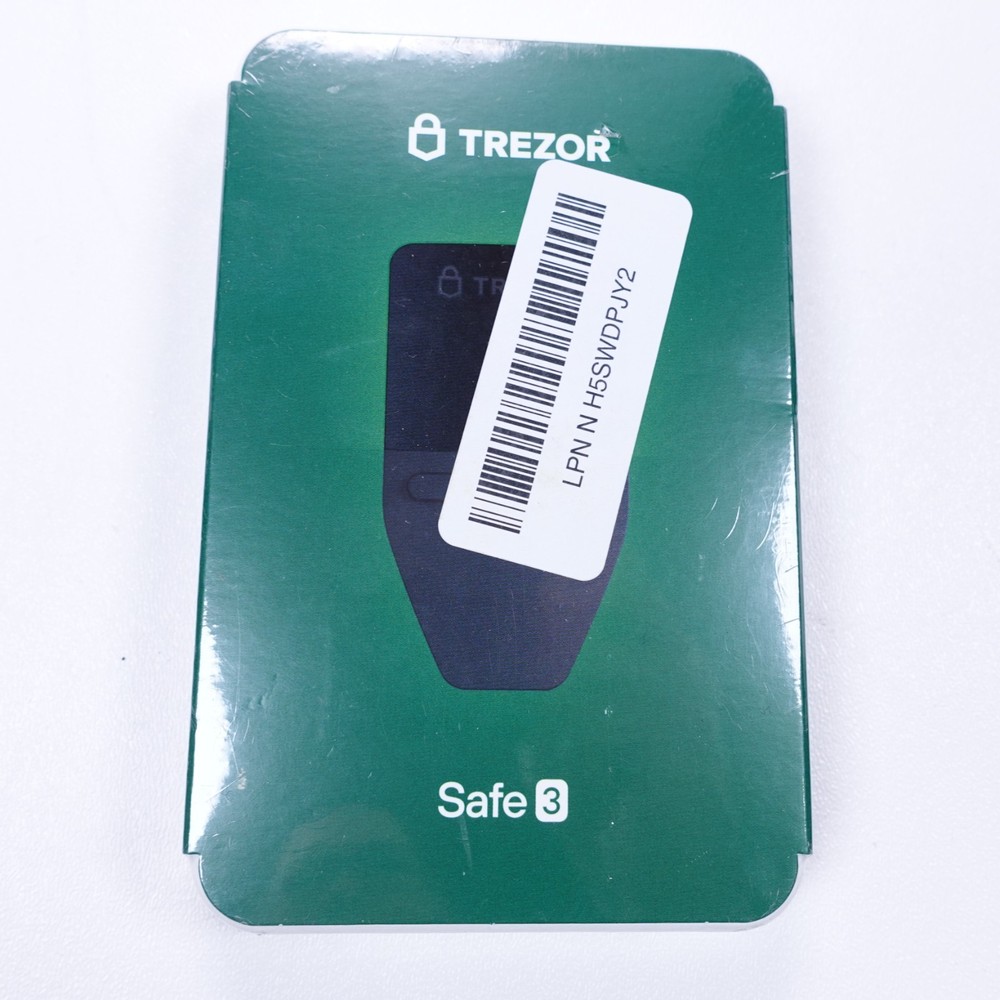 Trezor Safe 3 - Passphrase & Secure Element Protected Crypto Hardware Wallet