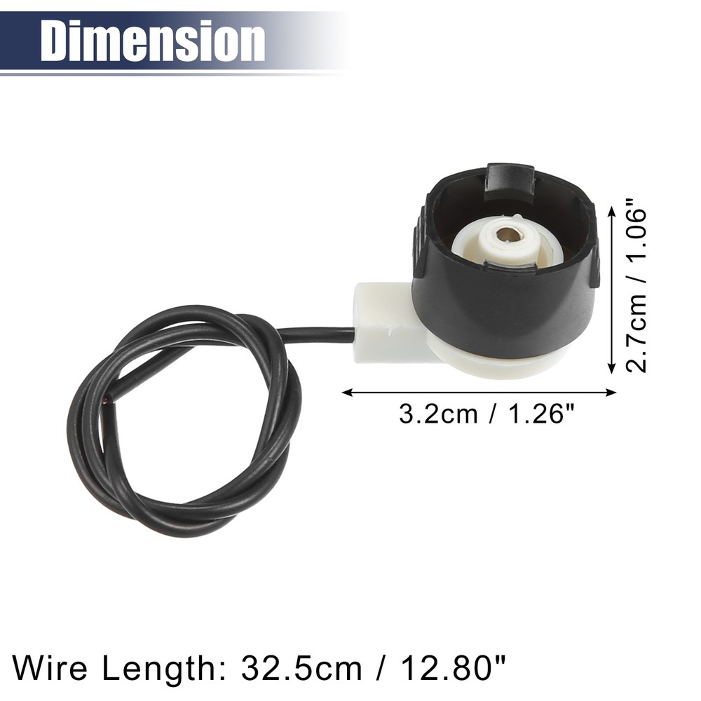 1 Pcs Auto Brake Proportioning Valve Wire Sensor Replacement Plastic Black