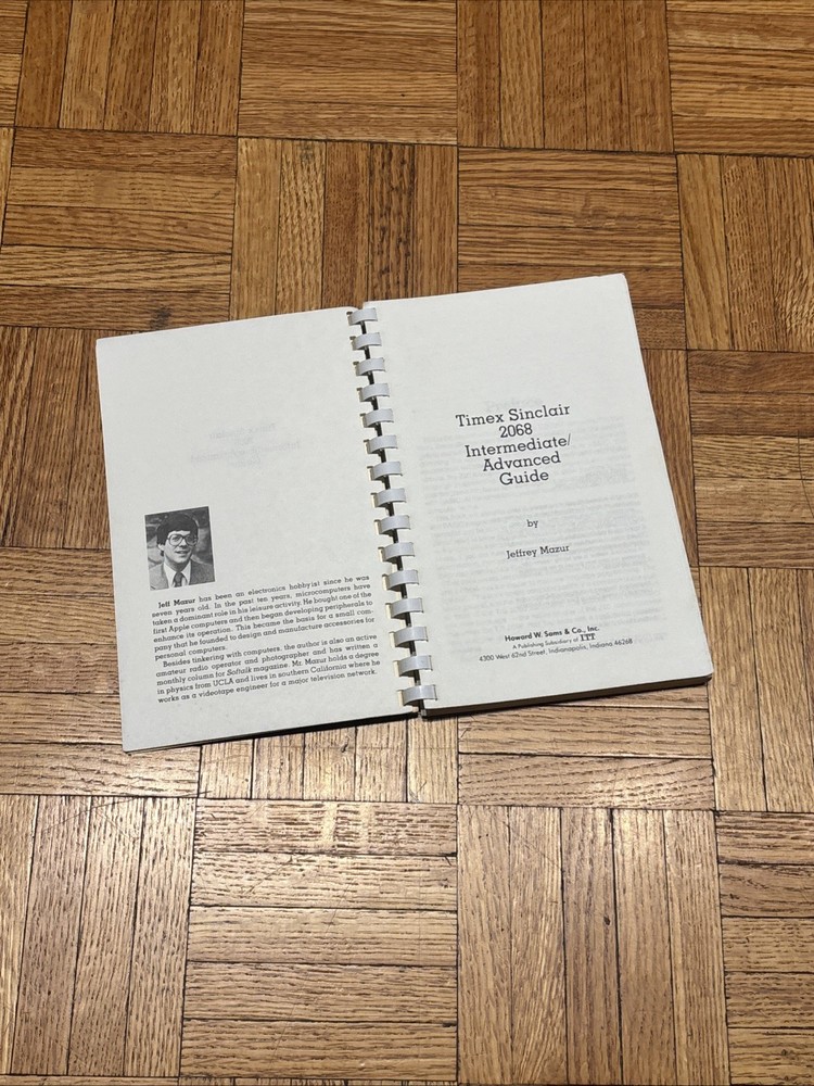 Timex Sinclair 2068 SAMS Beginner Intermediate & Advanced Guide Books