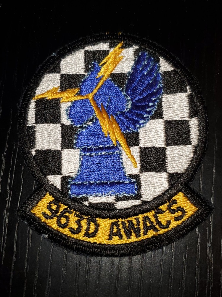 1960s 70s USAF Air Force 963rd AWACS Squadron Patch L@@K!!!