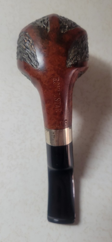 Design Berlin DB Handmade Made In German Paneled Partially Rustucated Pipe