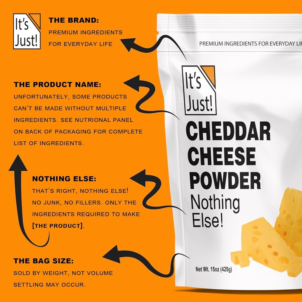 Cheddar Cheese Powder Made with Real Cheese