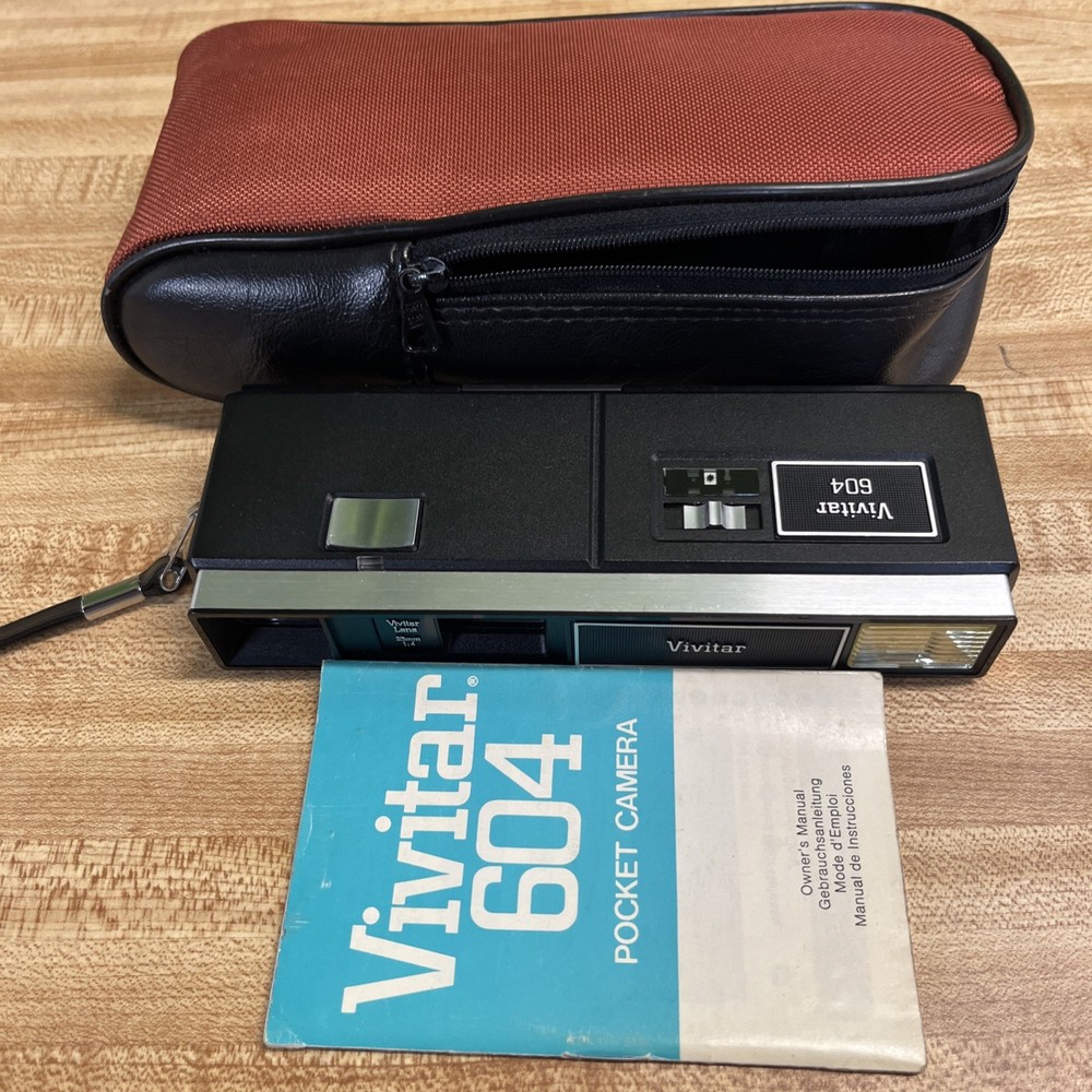 Vintage Vivitar 604 Camera With Case