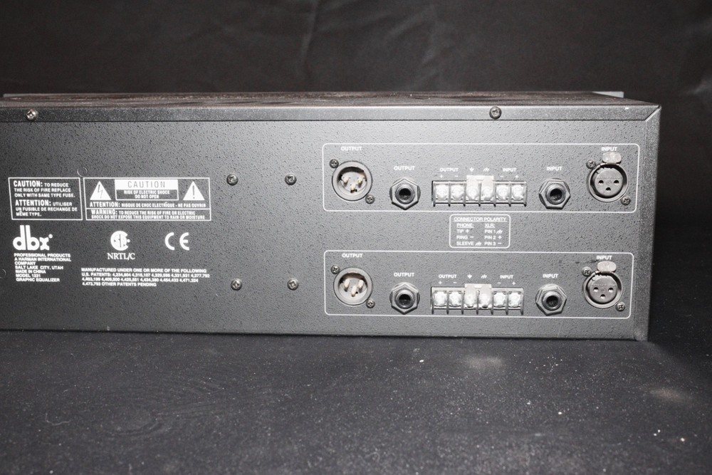 dbx 1231 Dual Channel 31-Band Equalizer