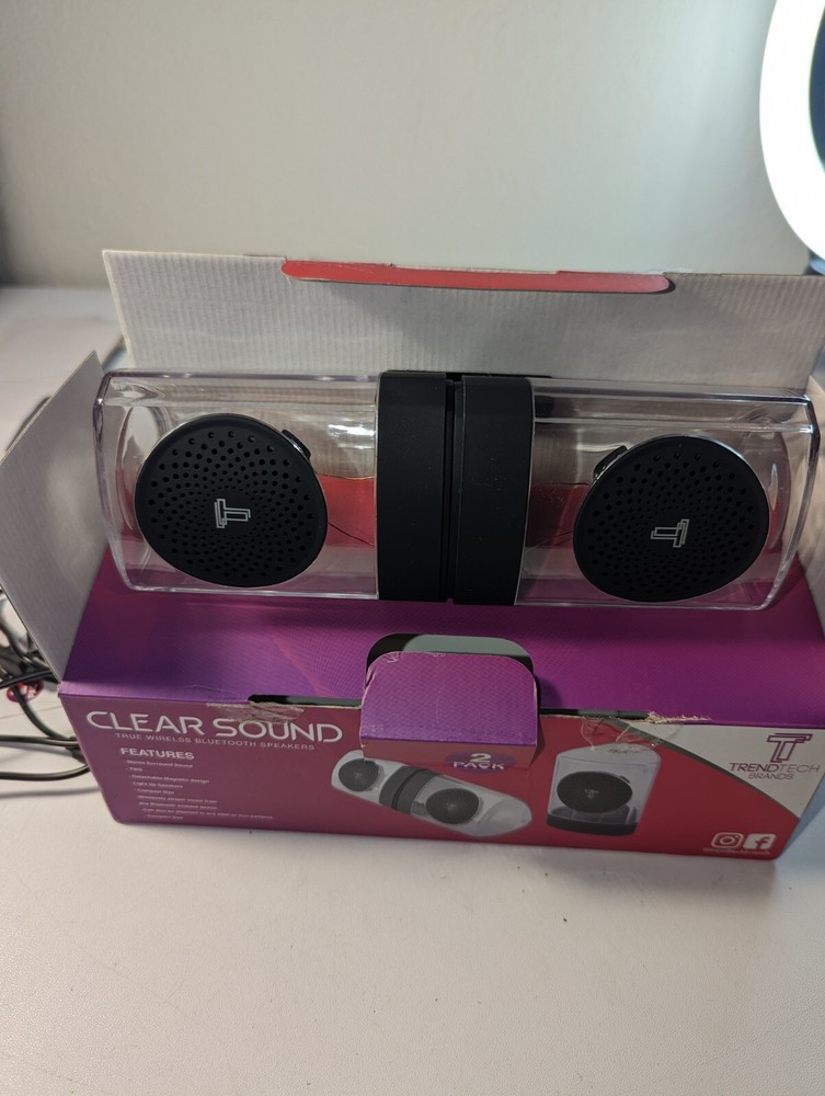 Clear Sounds Acrylic Bluetooth Speaker