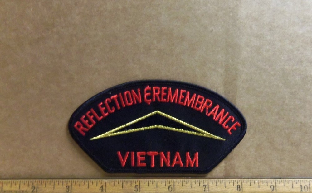 "Reflection & Remembrance Vietnam" Embroidered Patch