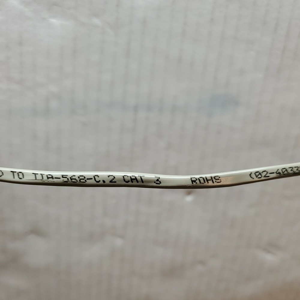 RJ11 CAT3 phone cables 20 foot long