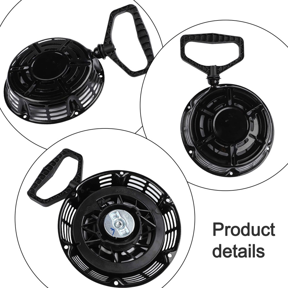 Pull Start Recoil Starter Assembly for Snow Blowers with Installation Kit