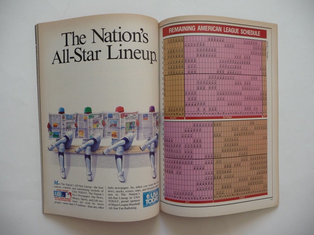 1988 MLB All Star Game Official Program