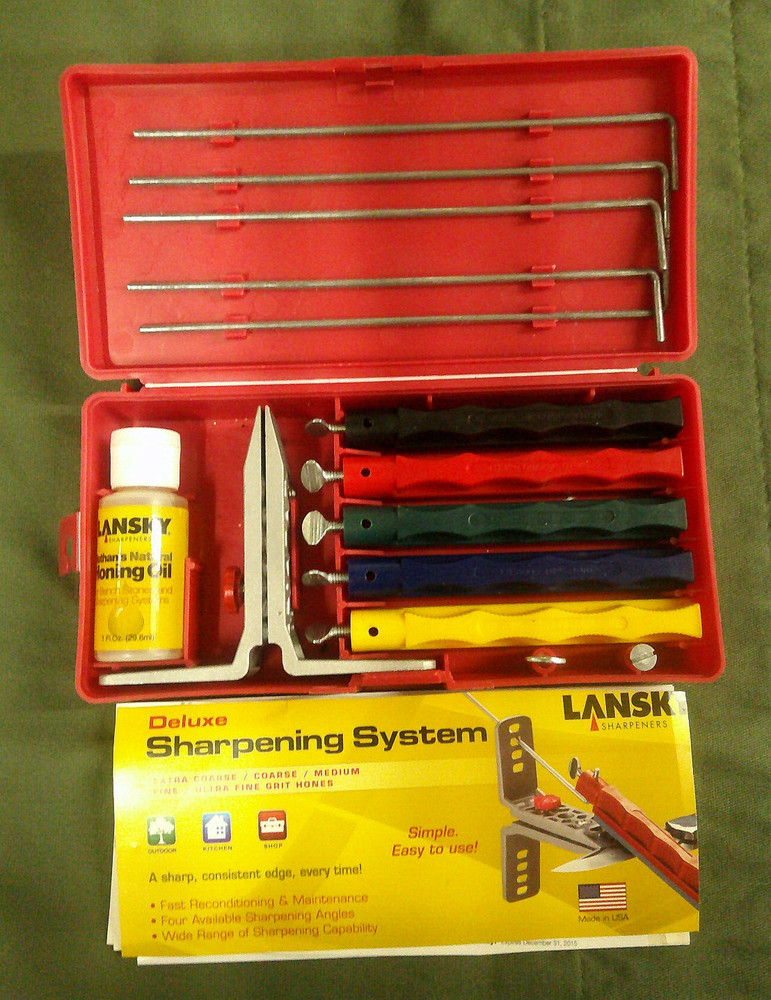 Lansky Deluxe 5-Stone Sharpening System (V34505)