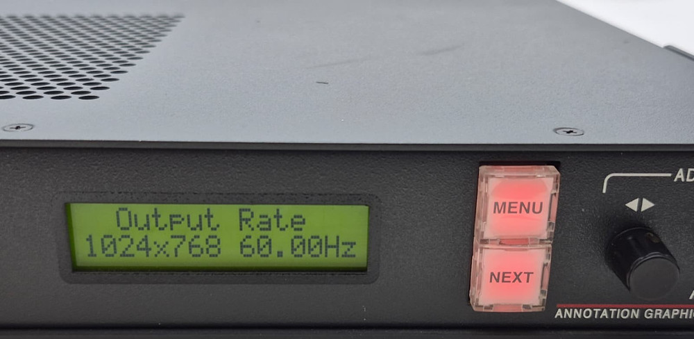 Extron Annotator Annotation Graphics Processor - Input 7 not selectable