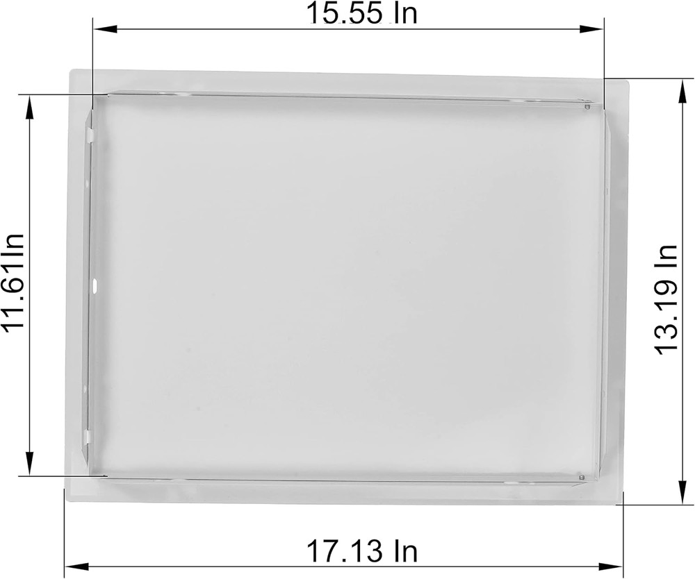 16'' X 12'' Inch White Metal Access Panel - Easy Access Doors - Access Panel for