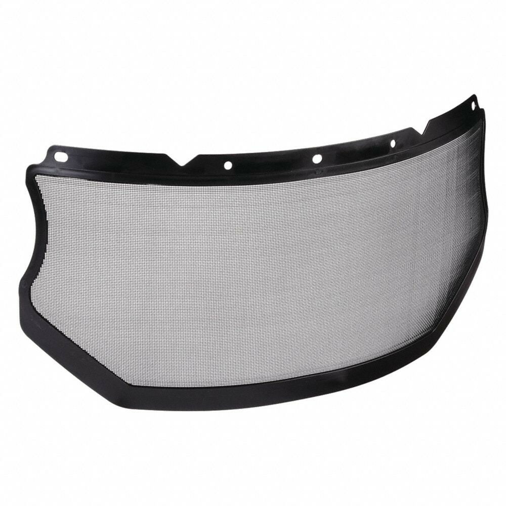 MSA Face Shield System; 1 visor frame, 2 polycarb. visors, 1 steel mesh visor