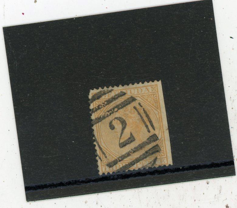 Bermuda 1873 Scott# 3 Canceled Perf 14