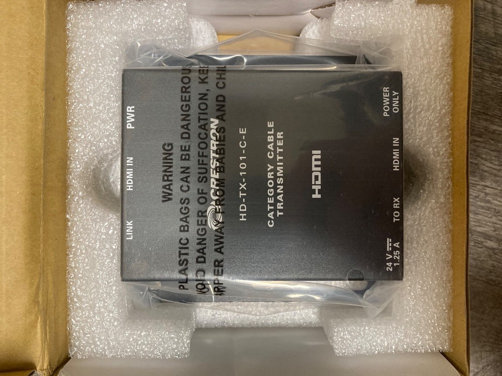 Crestron HD-TX-101-C-E – New, Open-box (HDMI over CATx Transmitter)