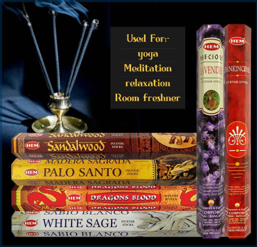HEM Incense Sticks HEXA 20 Sticks in Each Pack
