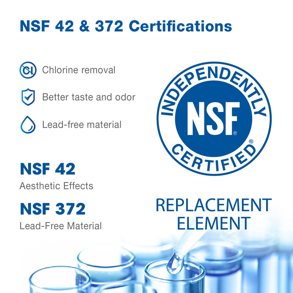Waterspecialist MWF® Refrigerator Water Filter,Replacement for GE® MWF®