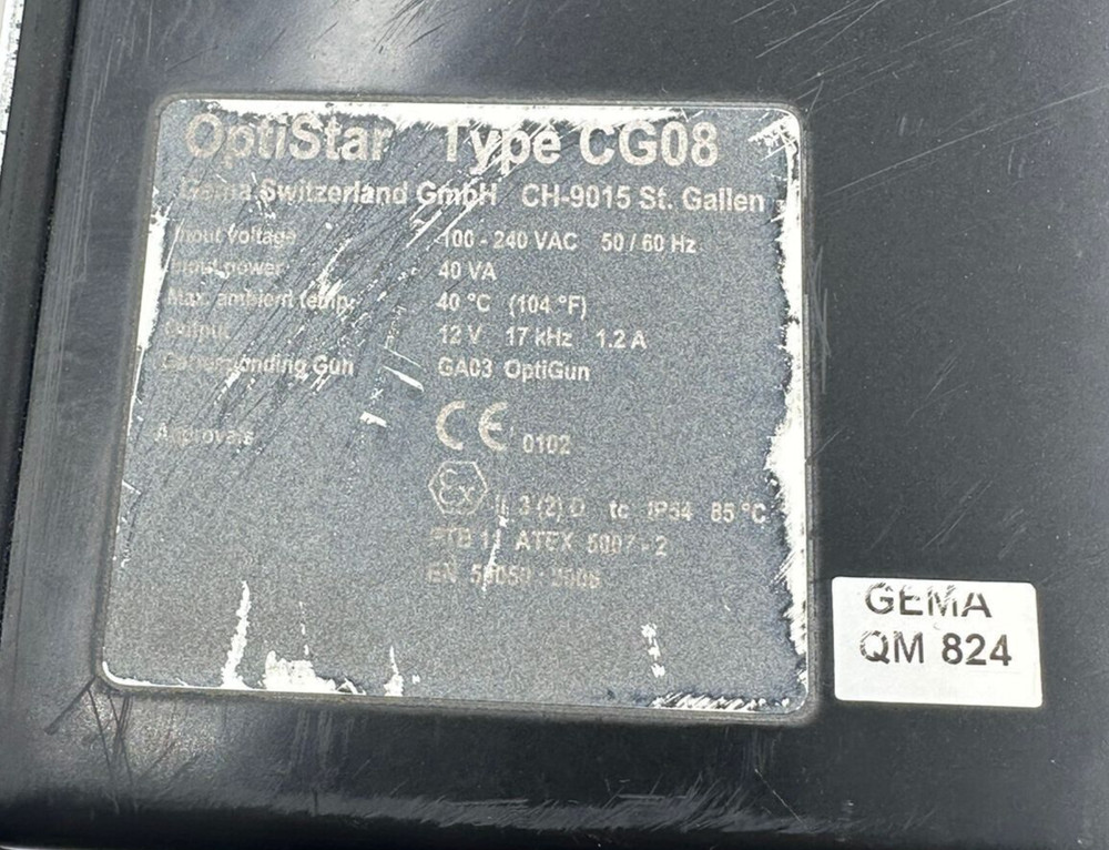 GEMA OptiStar CG08 Gun Control Unit