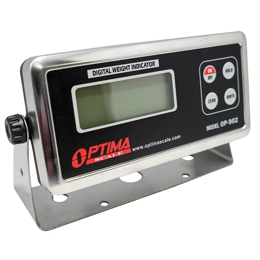 LCD Indicator Optima OP-902 with Peak Hold Function,lb/ kg/ oz unit,AC adapter