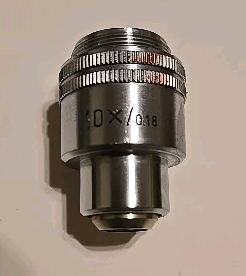 Leitz Wetzlar  10X/0.18 microscope objective