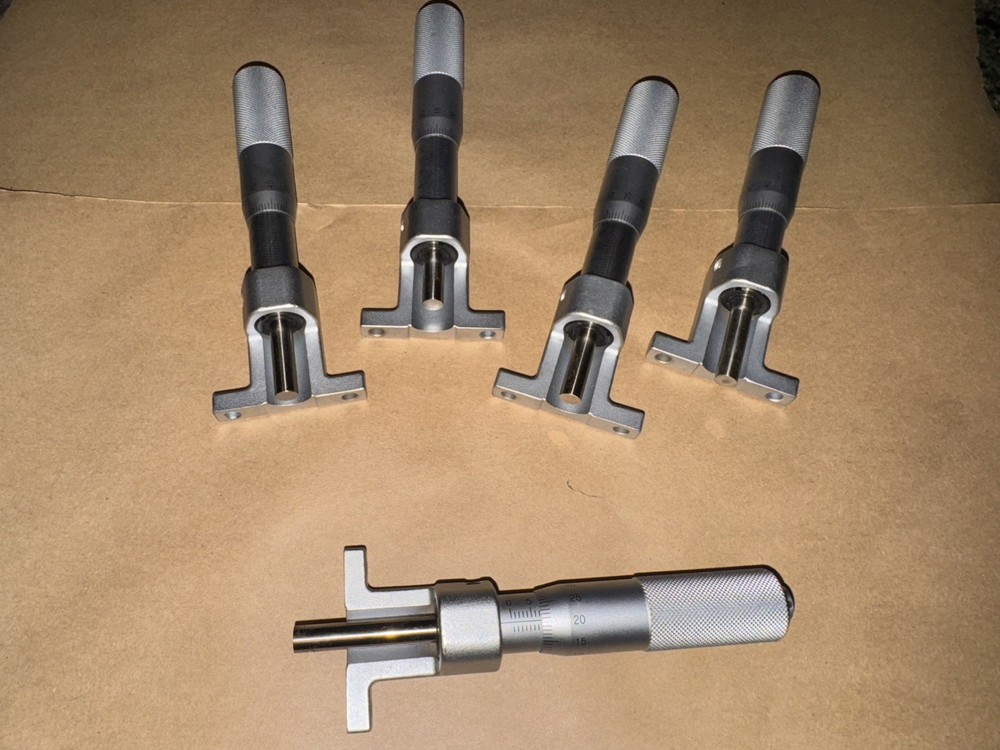 Micrometer Heads 5pcs Linear Stage with Perpendicular Mounts.