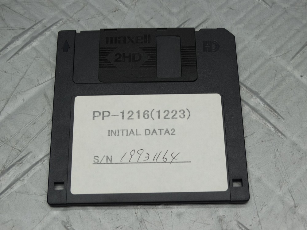 Noritsu Photo Processor PP-1216 / 1223 Initial Data2 Floppy Disk Authentic