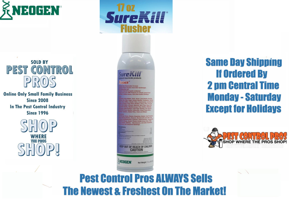 17 oz SureKill Advanced Insecticide Flusher Bed Bugs Roaches Fleas Ticks Spiders