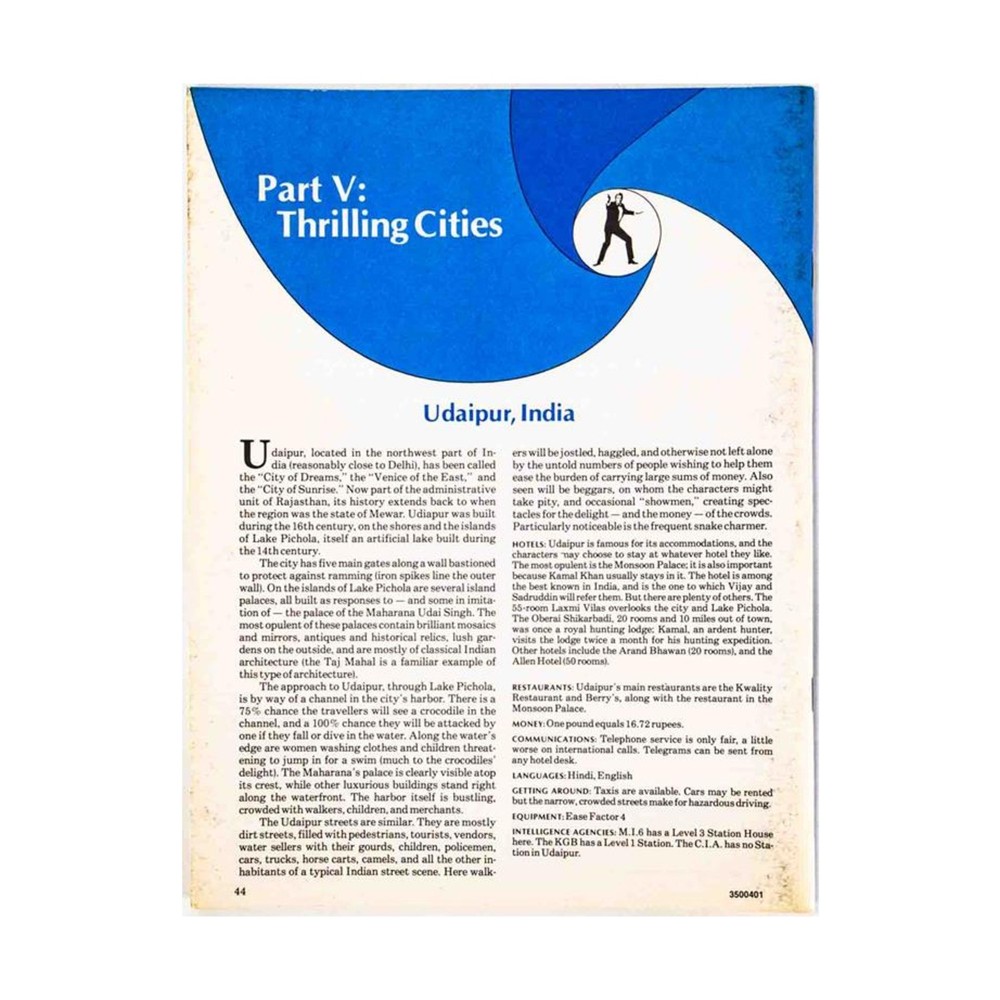 Victory James Bond Octopussy - Module Only! VG+