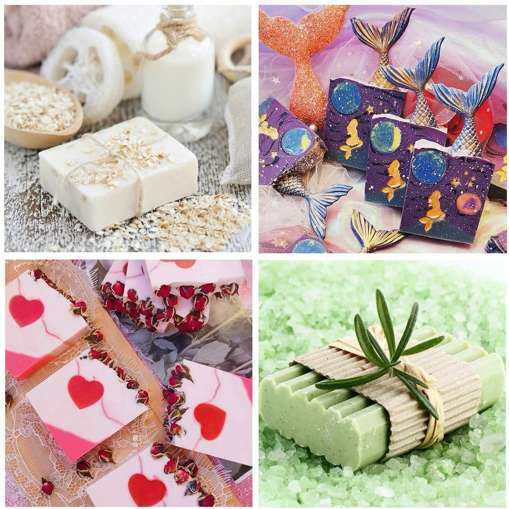 Large Loaf Soap Mold Rectangular Swirl Making Tools DIY Handmade Rendering Mould