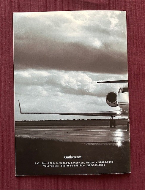 Gulfstream V 1995 Brochure