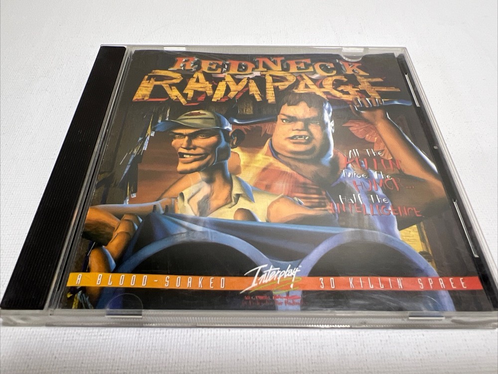 Redneck Rampage PC-CDROM Software Game 1997 Interplay Tested