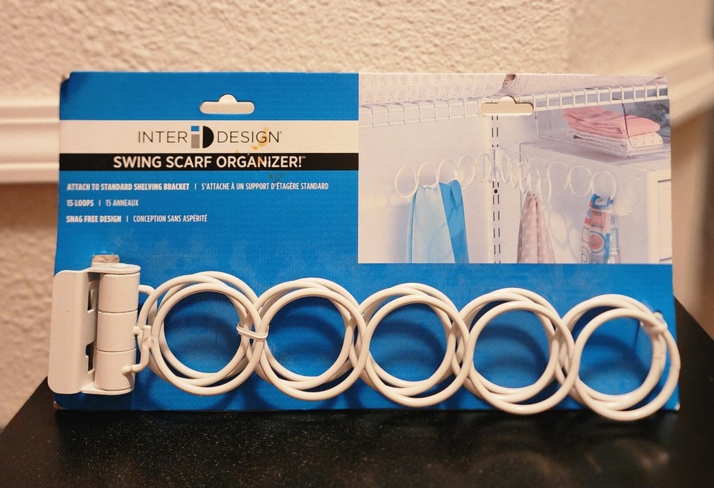 New/ INTER DESIGN swing scarf organizer