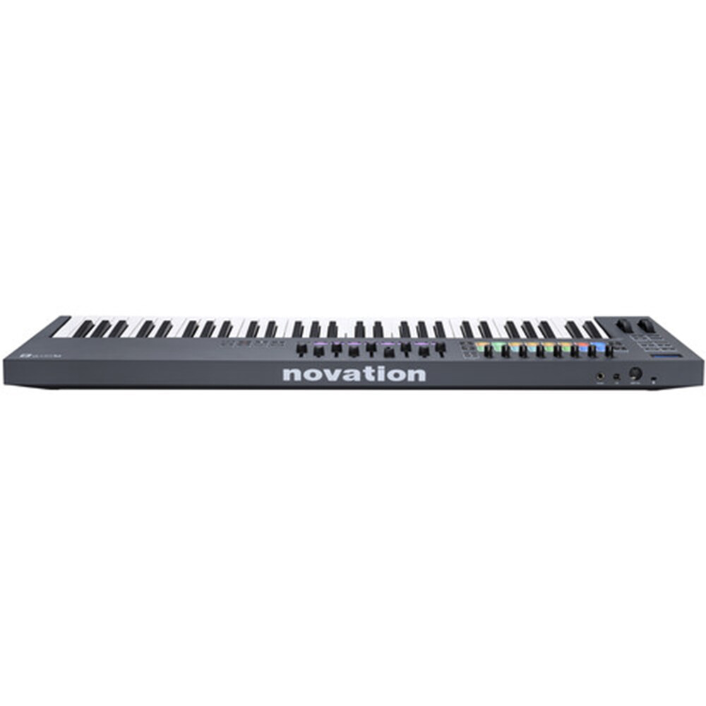 Novation FLkey 61 USB MIDI Keyboard Controller Bundle w/ Dust Cover & cable KIT
