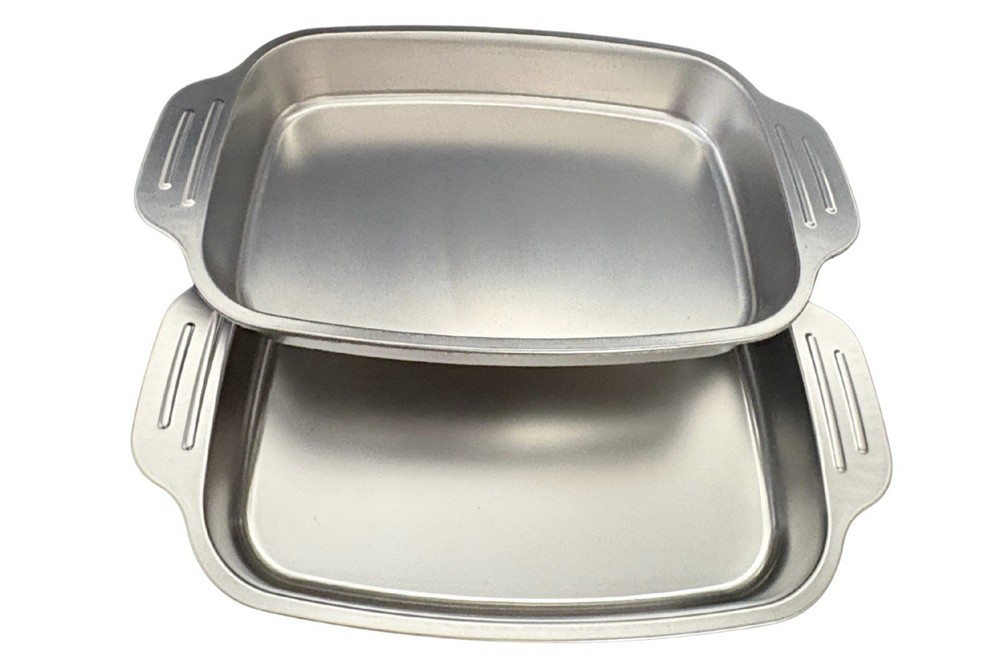 New Lot Of 2 Rectangular Baking/Roasting Pans - Cooking, Kitchen, Baker, Chef