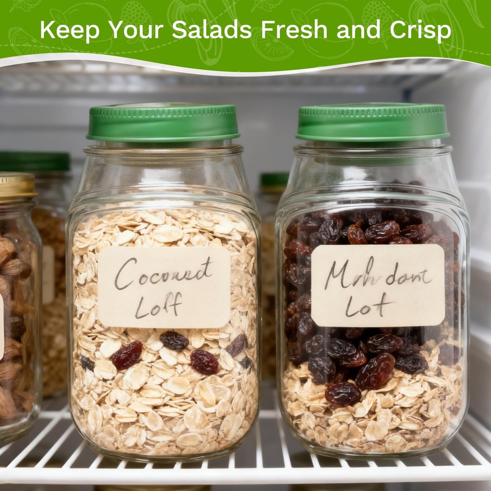 Salad Container with Side Opening, Leak-Resistant Design with Dressing Cup & ...