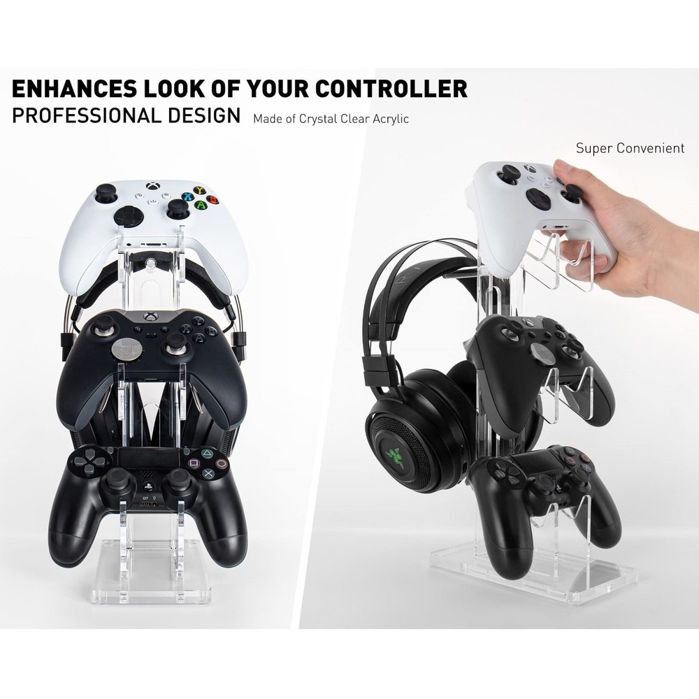 3-Tier Universal Controller Holder for Xbox Gaming Headset Switch,Nintendo