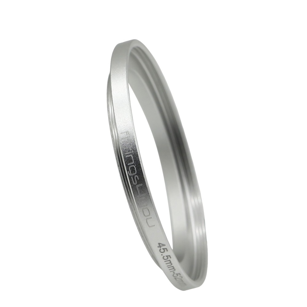 45.5-52mm Step-Up Ring Filter Ring UV/ND/CPL GND Lens Adapter Filter Ring Silver