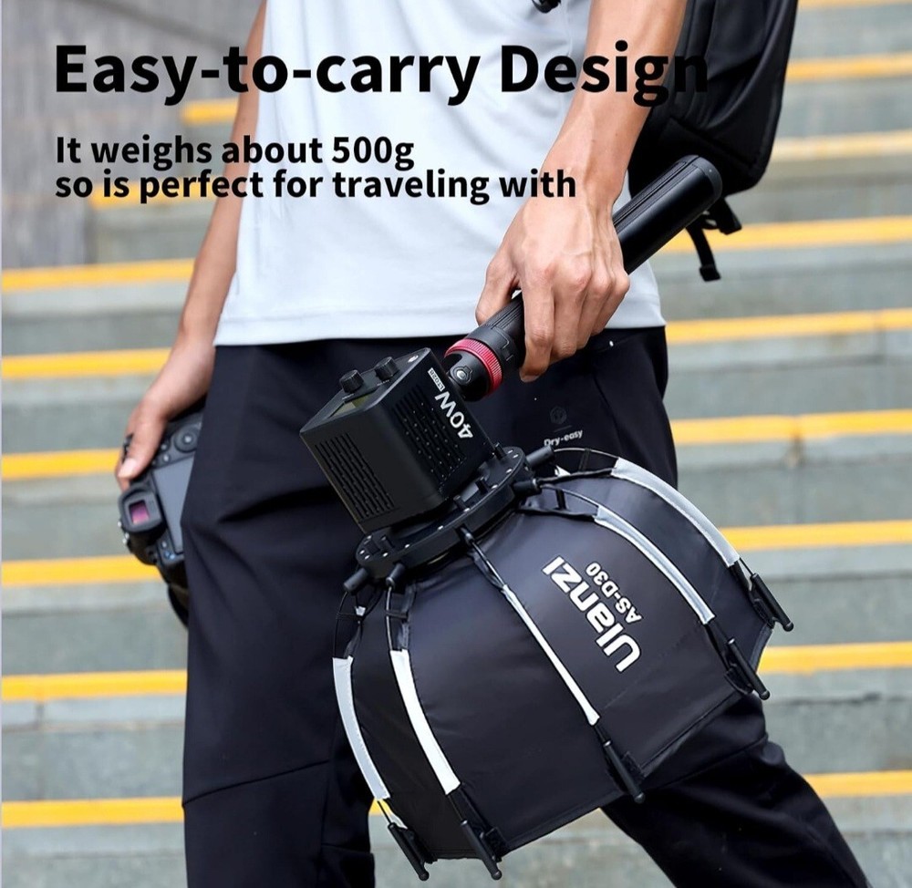 Ulanzi AS-D30 30cm Mini Bowens Mount Octagon Softbox Studio Flash & Speedlight