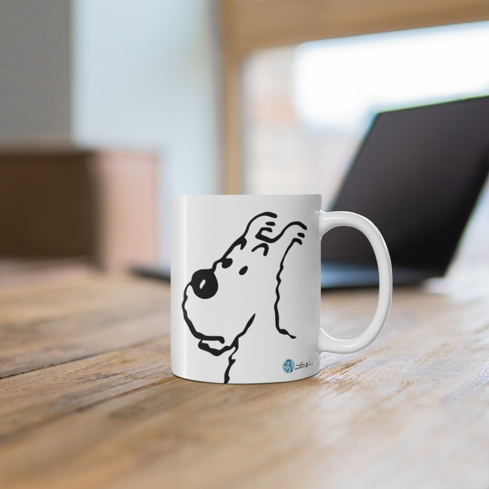Tin-tin & Snowy Ceramic Mug 11oz