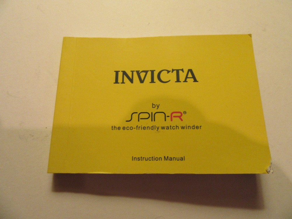 INVICTA by Spin-R Red Watch Winder. Tested