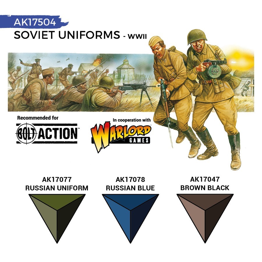 AK Interactive: Soviet Uniforms - QUICK GEN Set - AK17504