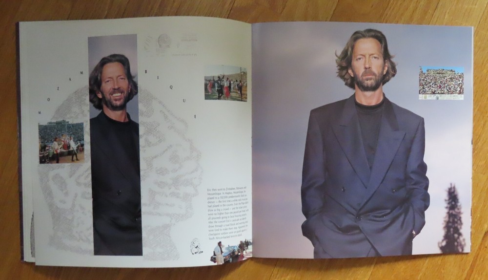 1989 ERIC CLAPTON "Journeyman" Concert Tour Program PRETENDING