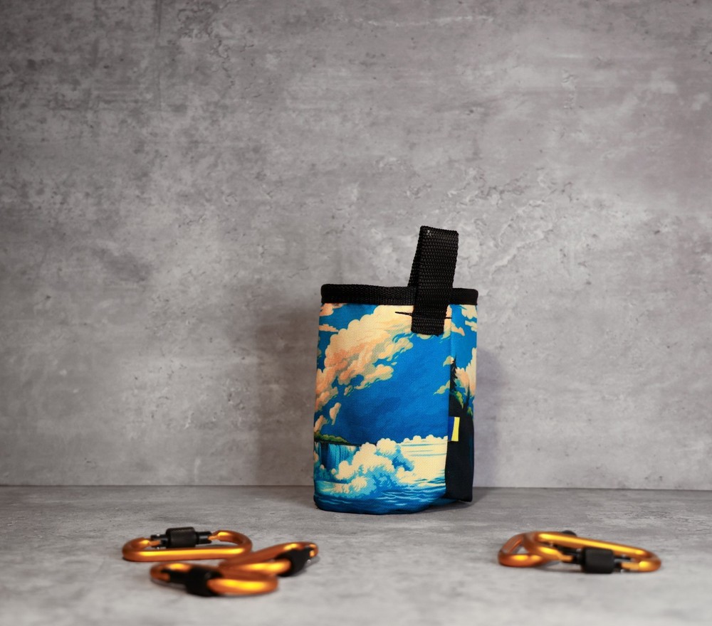 Waterfall Horizon Chalk Bag | Dreamy Climbing Accessory