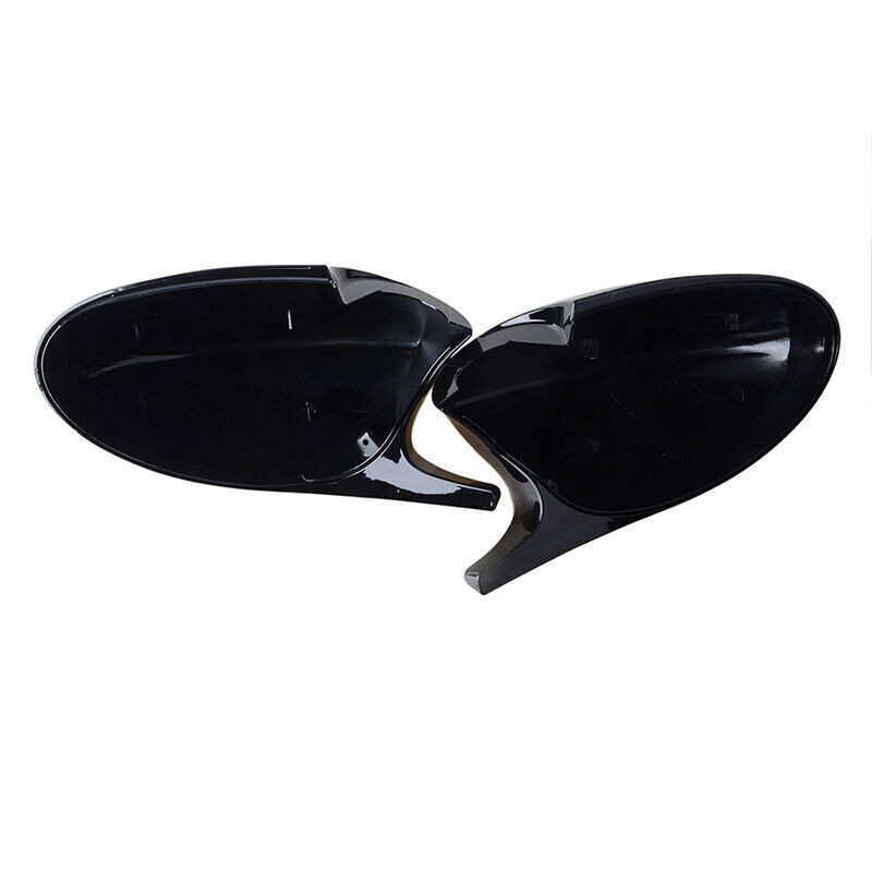 Gloss Black For BMW E90 E91 E92 PRE-LCI M3 Style Side View Mirror Cover Cap PAIR