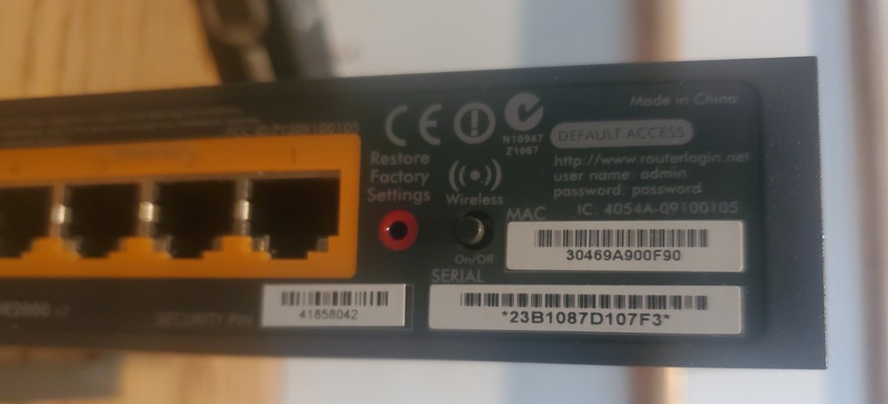 Netgear - Wireless Router - Model# N300 WNR2000 v2