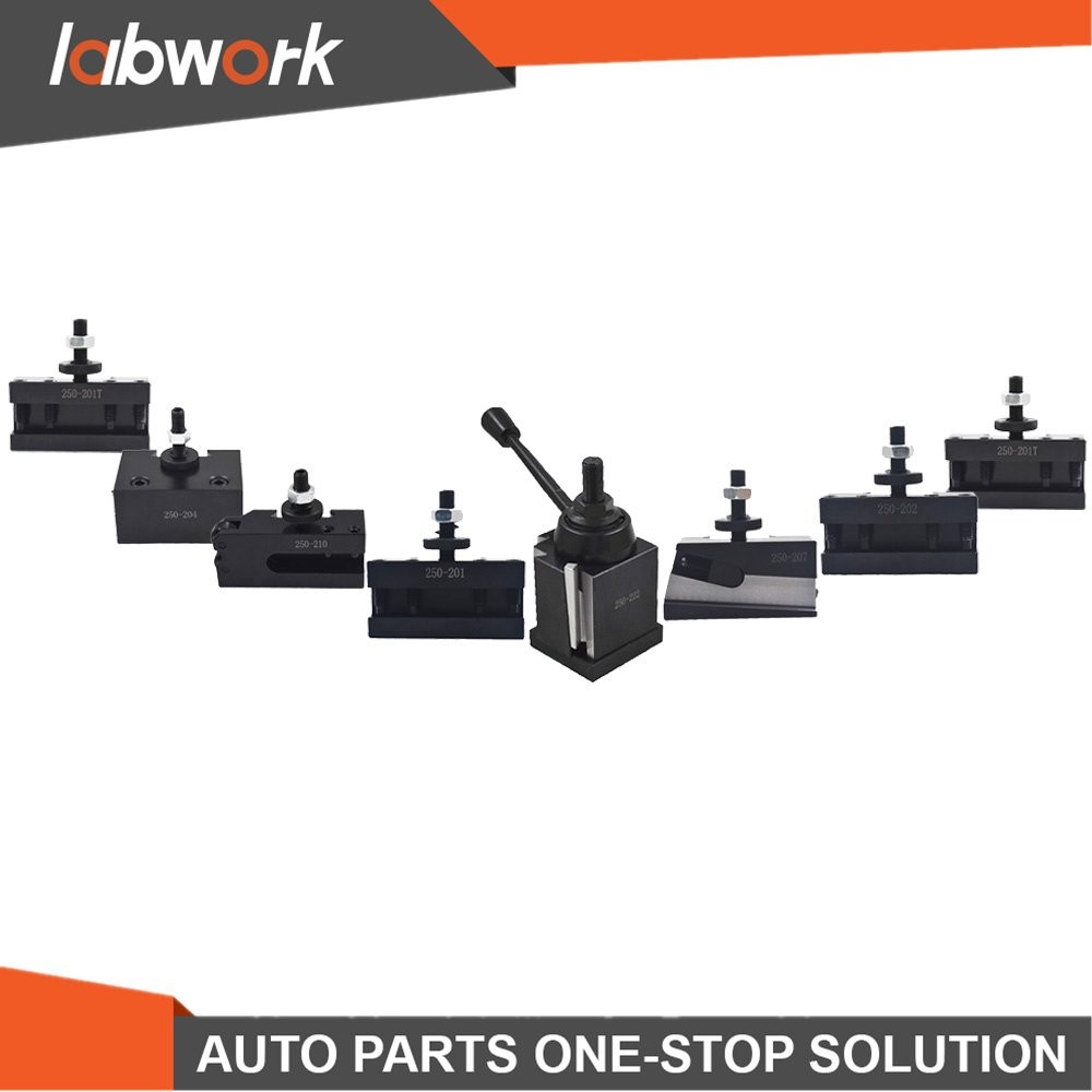 Labwork 7 Pack BXA 250-222 Wedge Type Tool Post For Lathe 10-15" Tool Holders