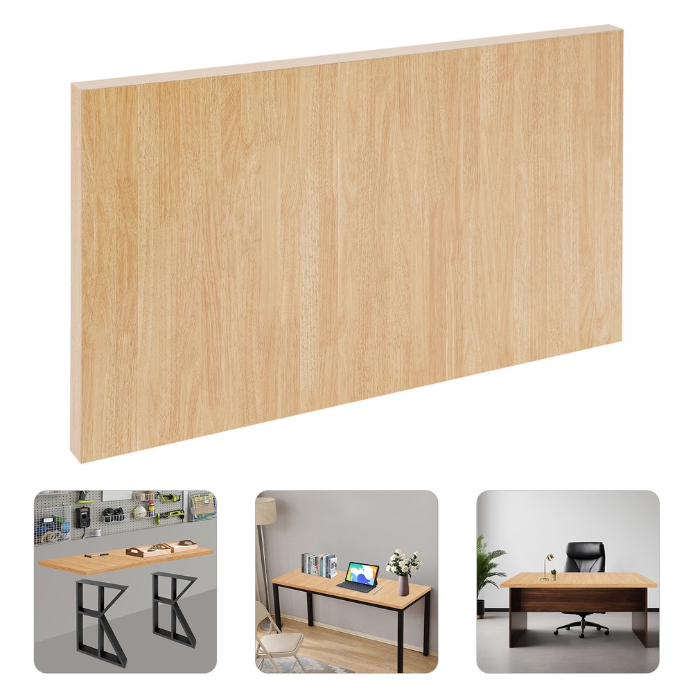 Wood Color 60x120x3.5cm Adjustable Workbenches Tabletop Rectangular Countertop